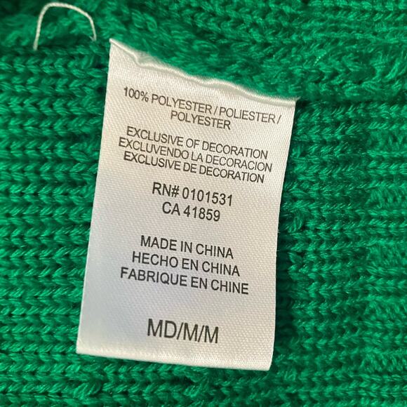 Mighty Fine Women's Christmas Tree Cardigan Sweater Size Medium - Picture 5 of 8